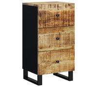 Sideboard Storage Cabinet with 3 Drawers Cupboard Solid Wood Reclaimed vidaXL