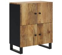 Sideboard Storage Cabinet with 4 Doors Cupboard Solid Wood Reclaimed vidaXL