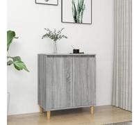 Sideboard Storage Cabinet with Solid Wood Legs Engineered Wood Cabinet vidaXL