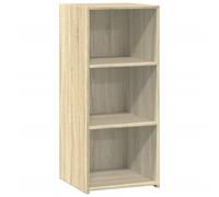 (white) vidaXL Sideboard Storage Cupboard Cabinet Highboard Smoked Oak Engineered Wood