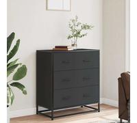 Sideboard Side Cabinet Cupboard Highboard Engineered Wood and Metal vidaXL