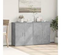 Sideboard Storage Cupboard Cabinet Buffet Highboard 2PC with 2 Doors Unit