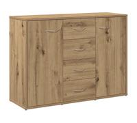 Sideboard Storage Cupboard Cabinet Buffet Highboard Engineered Wood vidaXL