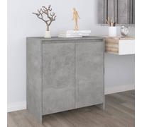 vidaXL Sideboard Highboard – Engineered Wood, Concrete Grey 70x41x75 cm