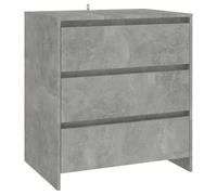Vidaxl Sideboard Concrete Grey 70X41X75 Cm Engineered Wood