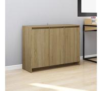 Sideboard Storage Cupboard Cabinet Buffet Highboard Engineered Wood VidaXL