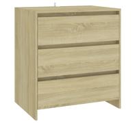 vidaXL Sideboard Sonoma Oak 70x41x75 cm Engineered Wood