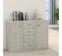 Vidaxl Sideboard Concrete Grey 88X30X65 Cm Engineered Wood