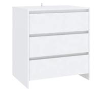 (white) vidaXL Sideboard Storage Cupboard Cabinet Buffet Highboard Engineered Wood