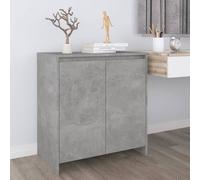 vidaXL Sideboard Highboard – Engineered Wood, Concrete Grey 70x41x75 cm