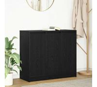 vidaXL Sideboard Black Oak 85x34x76 cm Engineered Wood storage cabinet