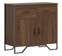 Sideboard Storage Cupboard Cabinet Highboard Brown Oak Engineered Wood vidaXL