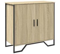 Sideboard Storage Cupboard Cabinet Highboard Sonoma Oak Engineered Wood vidaXL
