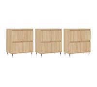 Sideboard Storage Cupboard Highboard Home Side Cabinet Engineered Wood vidaXL