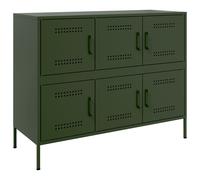 Sideboard Storage Cupboard Side Cabinet Highboard Cold-rolled Steel vidaXL