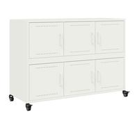 Sideboard Storage Cupboard Side Cabinet Highboard Cold-rolled Steel vidaXL