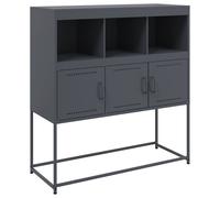 Sideboard Storage Cupboard Side Cabinet Highboard Cold-rolled Steel vidaXL