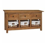 Sideboard Storage Cupboard Side Cabinet Highboard Solid Mahogany Wood vidaXL