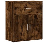 (smoked oak) vidaXL Sideboard Storage Cupboard Side Cabinet Highboard Black Engineered Wood