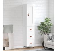 Sideboard Storage Cupboard Tall Cabinet Buffet Highboard with Door & Drawers