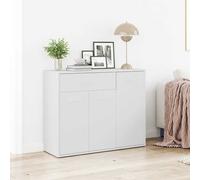 Sideboard White 88x30x70 cm Chipboard