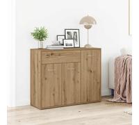 Sideboard Storage Drawer Side Cabinet Engineered Wood Multi Colours vidaXL