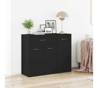 Sideboard Black 88x30x70 cm Chipboard