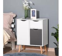 Sideboard Storage Unit Cabinet Cupboard Kitchen Living Room Hallway White