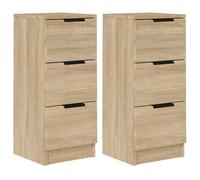 Sideboard Telephone Cabinet Nightstand Side Cabinet Engineered Wood vidaXL