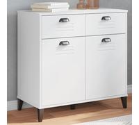 Sideboard Viken 80X40X80 Cm Engineered Wood black anthracite white plastic