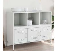 Sideboard White 100.5x39x79 cm Steel