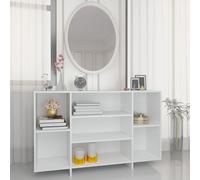 Sideboard White 120x30x75 cm Engineered Wood
