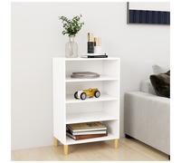 Sideboard White 57x35x90 cm Engineered Wood Compact Hallway Storage Cabinet Slim