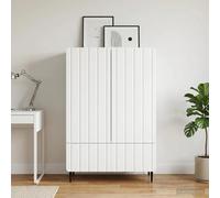 Sideboard White 66x34.5x97cm Engineered Wood, 1 Drawer 2 Door Storage ModernLegs