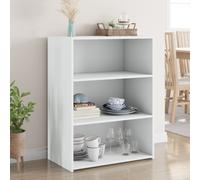 Sideboard White 70x41x93 cm Engineered Wood Storage Cabinet Modern Hallway Piece