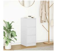 vidaXL Sideboard White 29.5x34x76 cm Engineered Wood, White