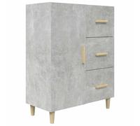 (concrete grey) vidaXL Sideboard White Engineered Wood Cupboard Storage Cabinet Multi Colours