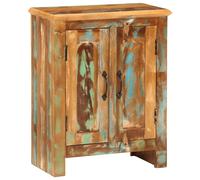 vidaXL Sideboard Cabinet Cupboard Highboard with 2 Doors Solid Wood Reclaimed