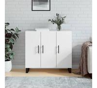 Sideboard with 3 Doors & Compartments, Buffet Storage Cabinet, Cupboard TV Unit