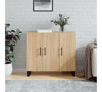 Sideboard with 3 Doors & Compartments, Buffet Storage Cabinet, Cupboard TV Unit