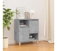 Sideboard with 4 Compartments & 2 Doors Kitchen Storage Cupboard Buffet Unit