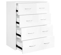 Sideboard with 4 Drawers Storage Organiser Cupboard Console Cabinet vidaXL