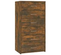 Sideboard with 6 Drawers Cabinet Cupboard Highboard Engineered Wood vidaXL