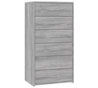 Sideboard with 6 Drawers Cabinet Cupboard Highboard Engineered Wood vidaXL