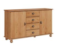 Sideboard with Drawer ASKIM Solid pine wood Storage Home Living Room vidaXL
