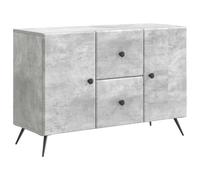 Sideboard with Drawer Engineered Wood Buffet Storage Furniture LED vidaXL