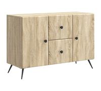vidaXL Sideboard High Gloss White 89 x 34.5 x 60 cm Engineered Wood