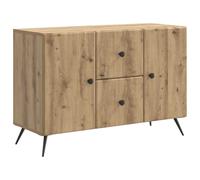 vidaXL Sideboard High Gloss White 89 x 34.5 x 60 cm Engineered Wood