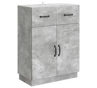 Sideboard with Drawer Engineered Wood Buffet Storage Shelves Kitchen vidaXL