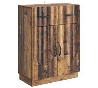 Sideboard with Drawer Engineered Wood Buffet Storage Shelves Kitchen vidaXL